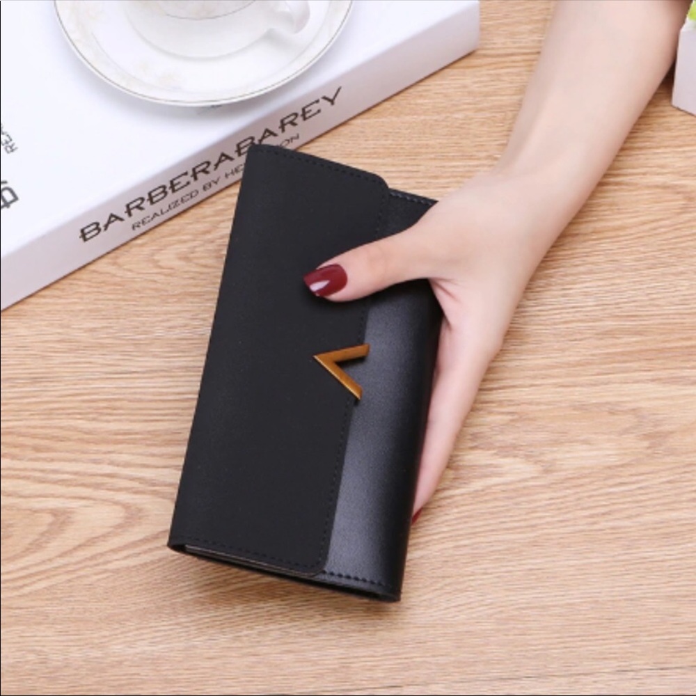 ✨ Last one✨Vegan Wallet, BLACK